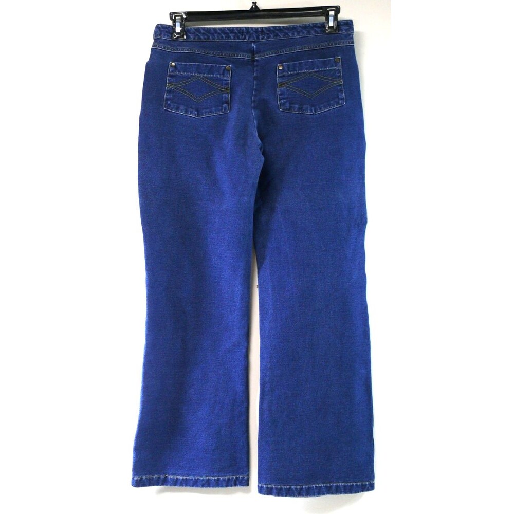 Pajama Jeans straight leg stretch comfort Pull on pants 32x29 sz L